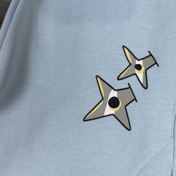 Jordan Craig Kids Sky Blue Graphic Joggers - Picture 4 of 9